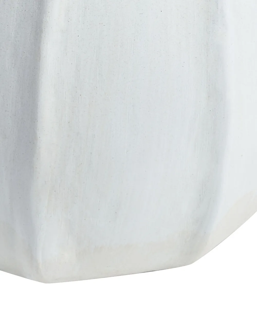 Wazon dekoracyjny KAMPAR 30 cm Ceramika Biały_849872