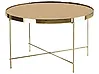 Coffee Table LUCEA Tempered Glass Gold