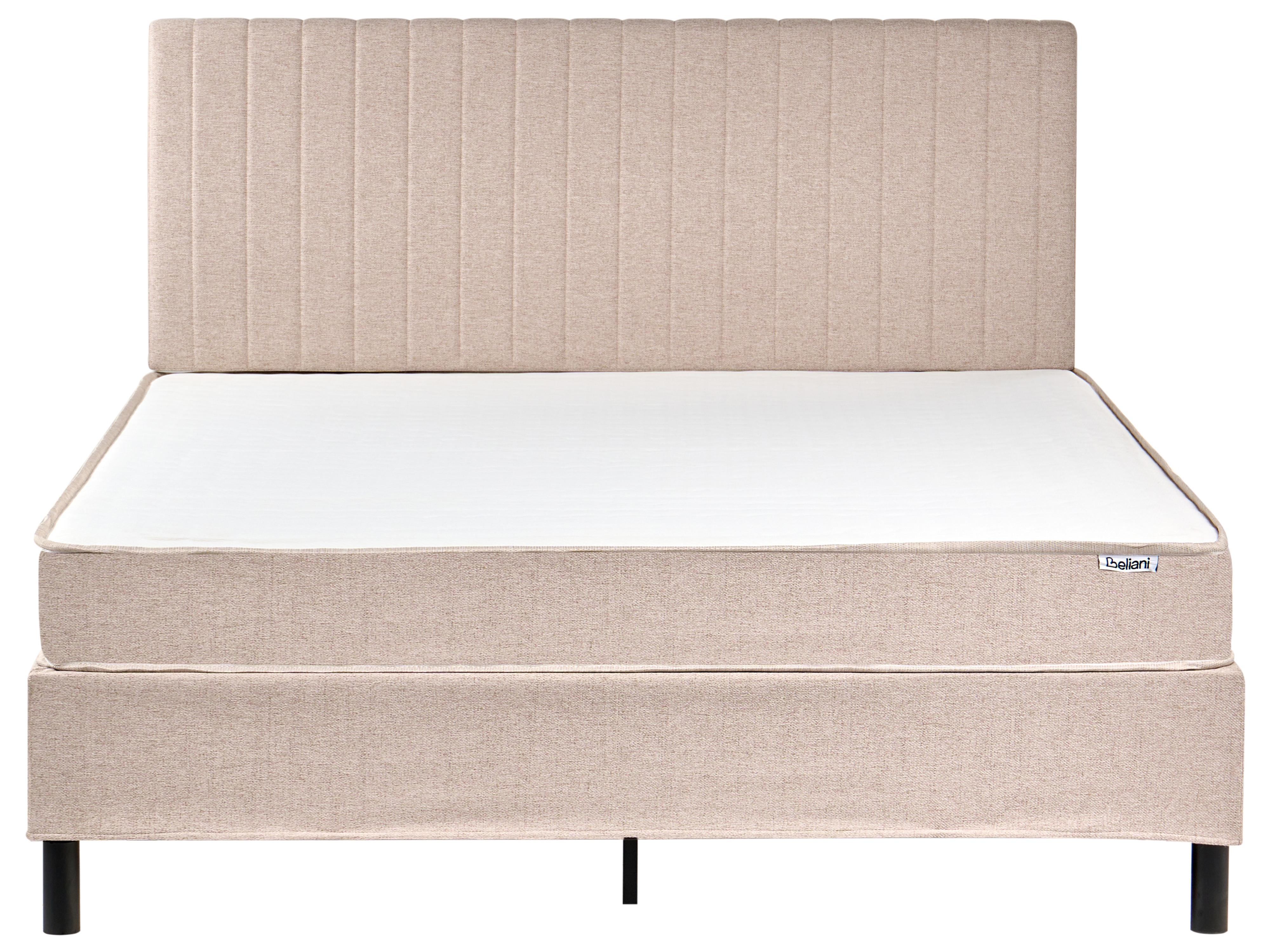 Divan Bed Fabric COUNTESS 160 x 200 cm (EU King Size) Beige_1054303