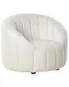 Armchair MALUNG Velvet Off-White