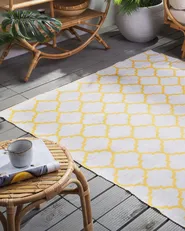 Tappeto AKSU Giallo 160 x 230 cm_733423