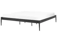 Bed Metal VAURS 180 x 200 cm (EU Super King) Black_863452
