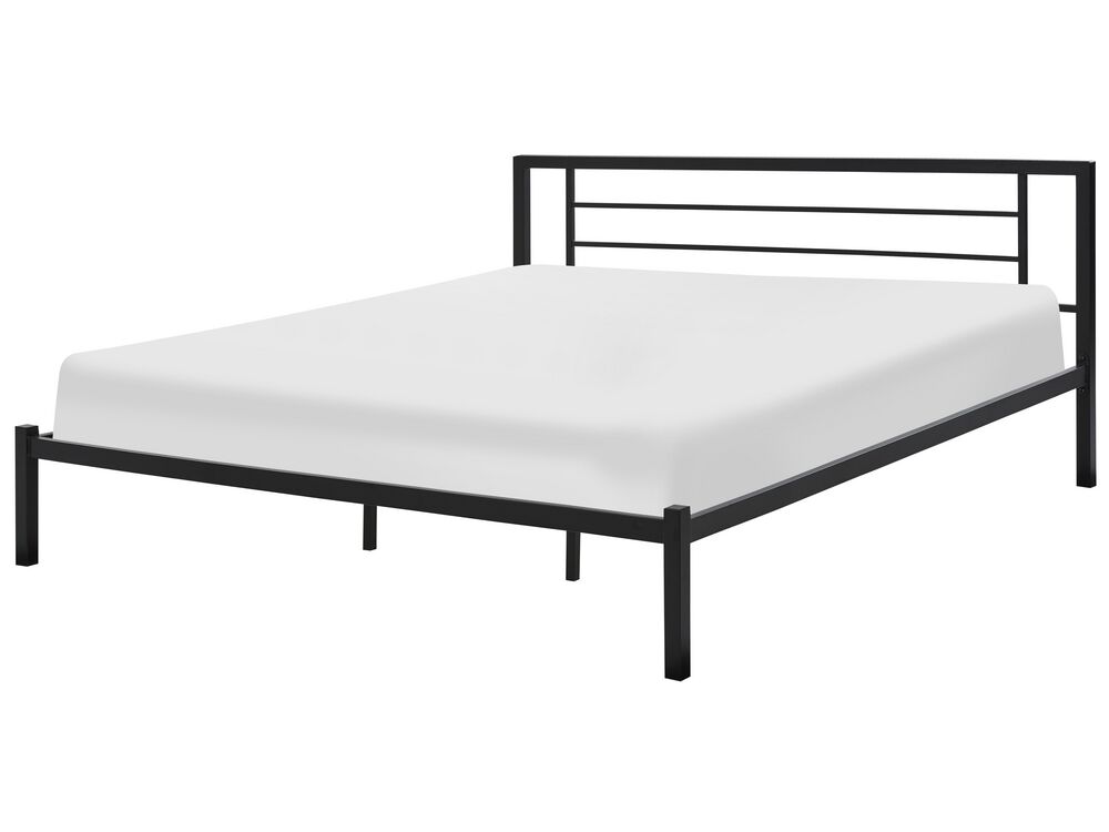 Bed Metal CUSSET 180 x 200 cm (EU Super King) Black