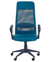 Krzesło biurowe regulowane niebieskie PIONEER_861007