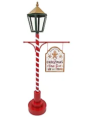Decorazione natalizia KAAVI 140 cm Lampada da palo Rosso/Bianco_1173523