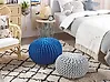 Pouffe CONRAD Cotton Navy Blue