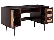 Íróasztal RAFFRA 140 cm 60 cm Sötétbarna_1191594