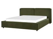 Waterbed Boucle LINARDS 160 x 200 cm (EU King Size) Dark Green_980531