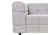 3 Seater Fabric Sofa Grey MULLOLA_920554