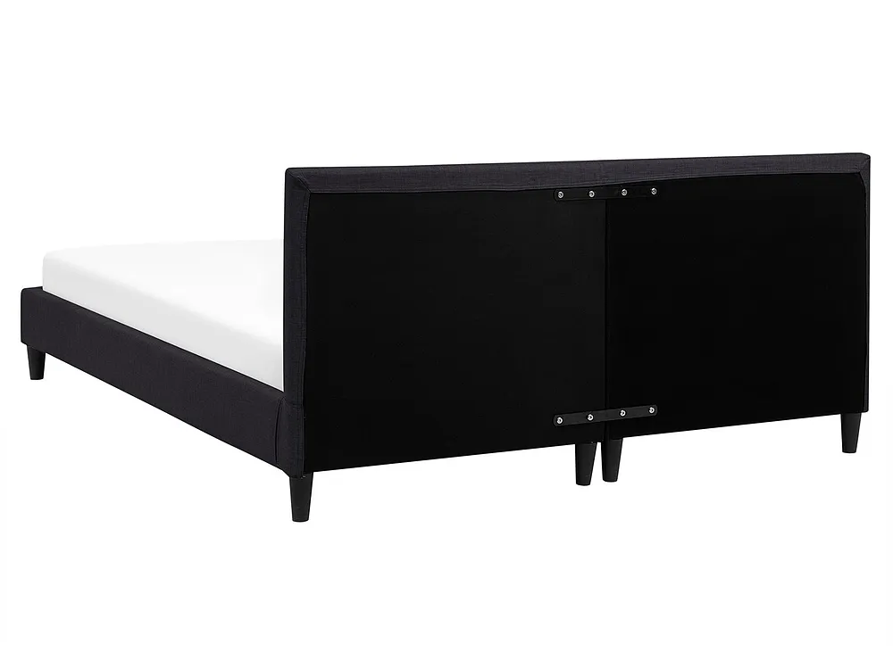 Bed Fabric FITOU 160 x 200 cm (EU King Size) Black_709843