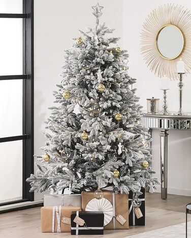 Snowy Christmas Tree 180 cm White FORAKER 