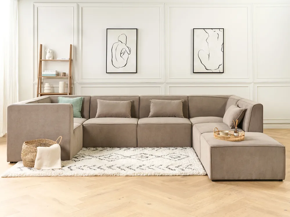 Corner Seat LEMVIG Corduroy Taupe_876487