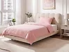 Bed Boucle SOULISSE 120 x 200 cm (EU Small Double) Beige