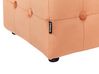 Pouf Samtstoff orange 36 x 36 cm WISCONSIN_926907