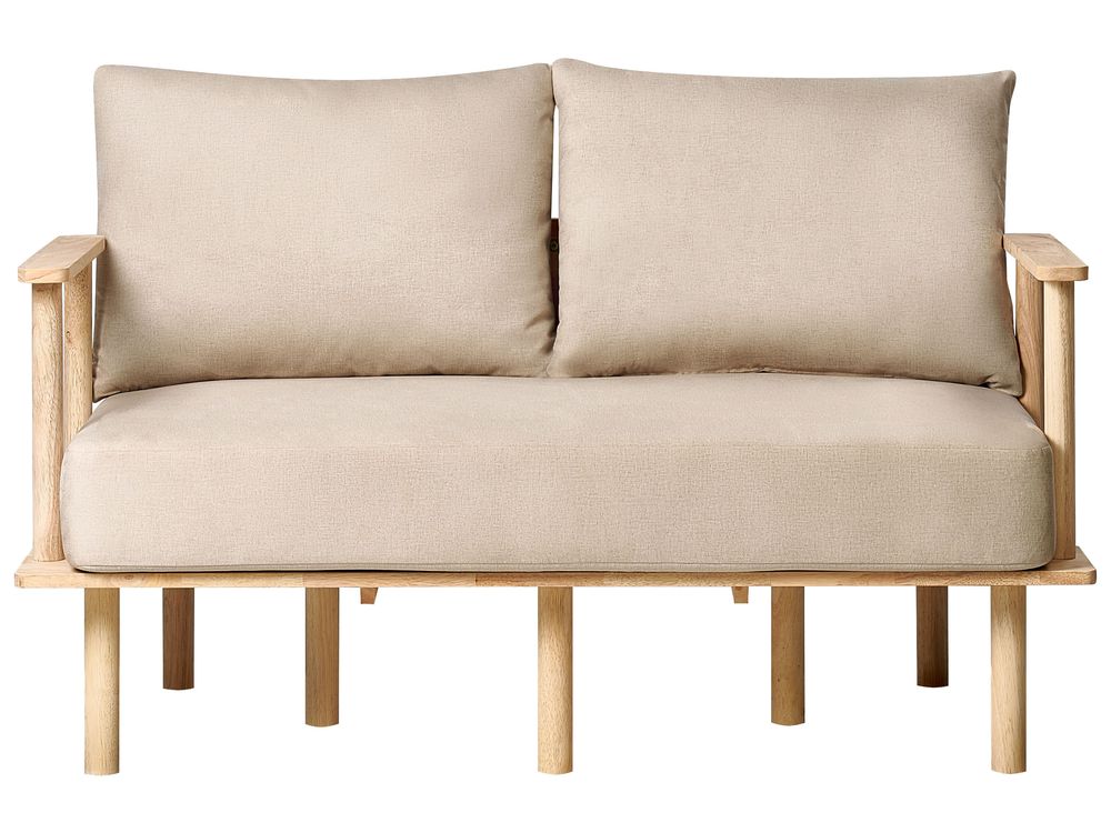 Sofa 2 Seater ASKER Fabric Beige