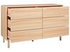 Commode à 6 tiroirs en bois clair SHARPE_916282
