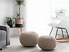 Pouffe CONRAD Cotton Light Beige