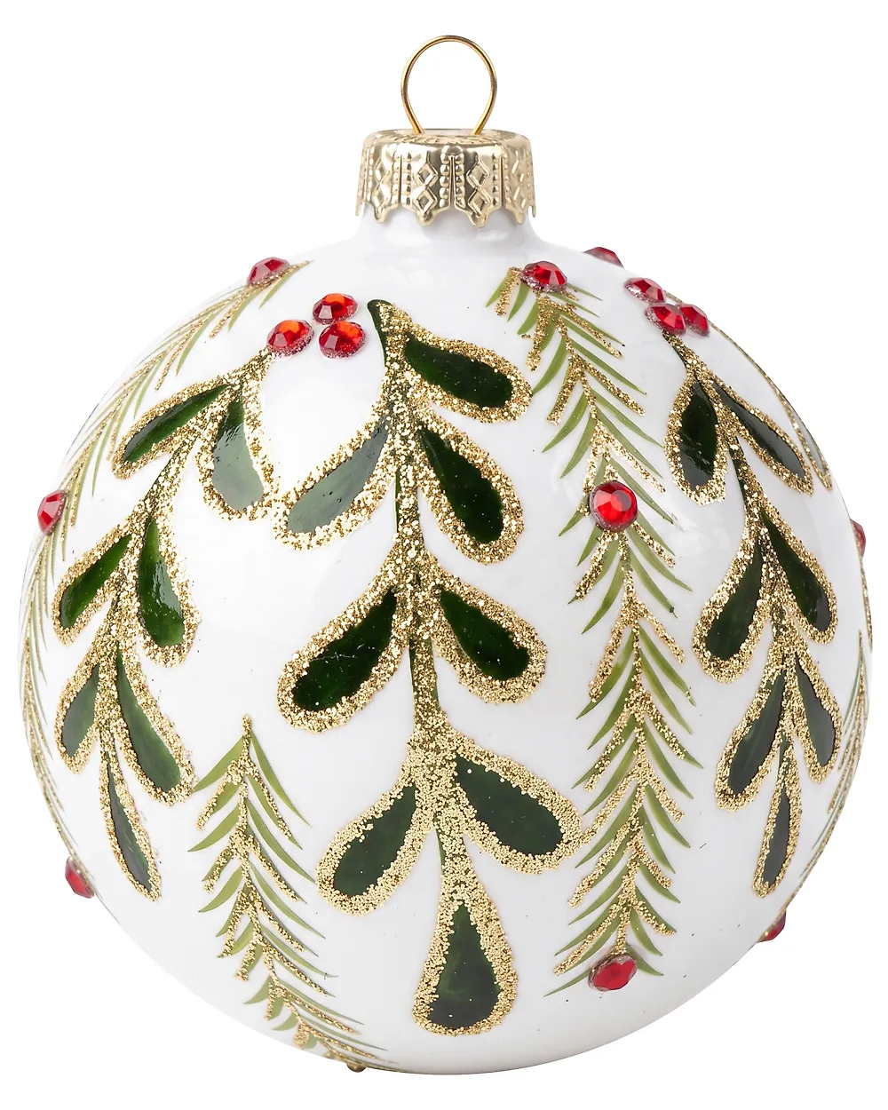 Set of 40 Baubles SNOWSPARK Glass Multicolour_1192160