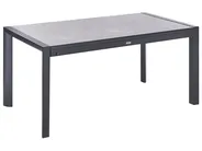 Extending Garden Dining Table BINASCO 160/220 cm 90 cm Stone Effect Grey_1044740