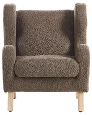 Poltrona per Bambini FARUM Bouclé Marrone_1083022