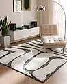 Rug HARTZ Grey/ White 160 x 230 cm