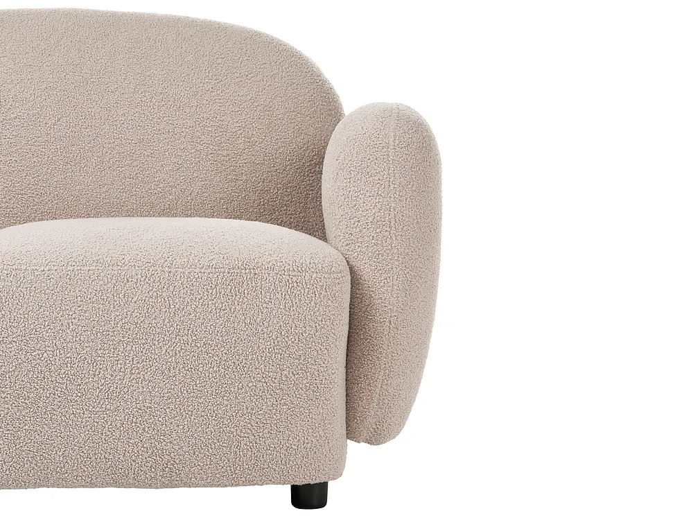 Sofa 3 Seater JULE Boucle Beige_1125975