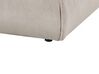 Bed corduroy taupe 160 x 200 cm VINAY_879895