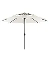 Market Parasol 285 cm BIBIONE Light Beige