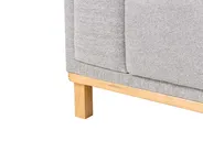 Corner Sofa 5 Seater VENG Fabric Grey Left Hand_1010035