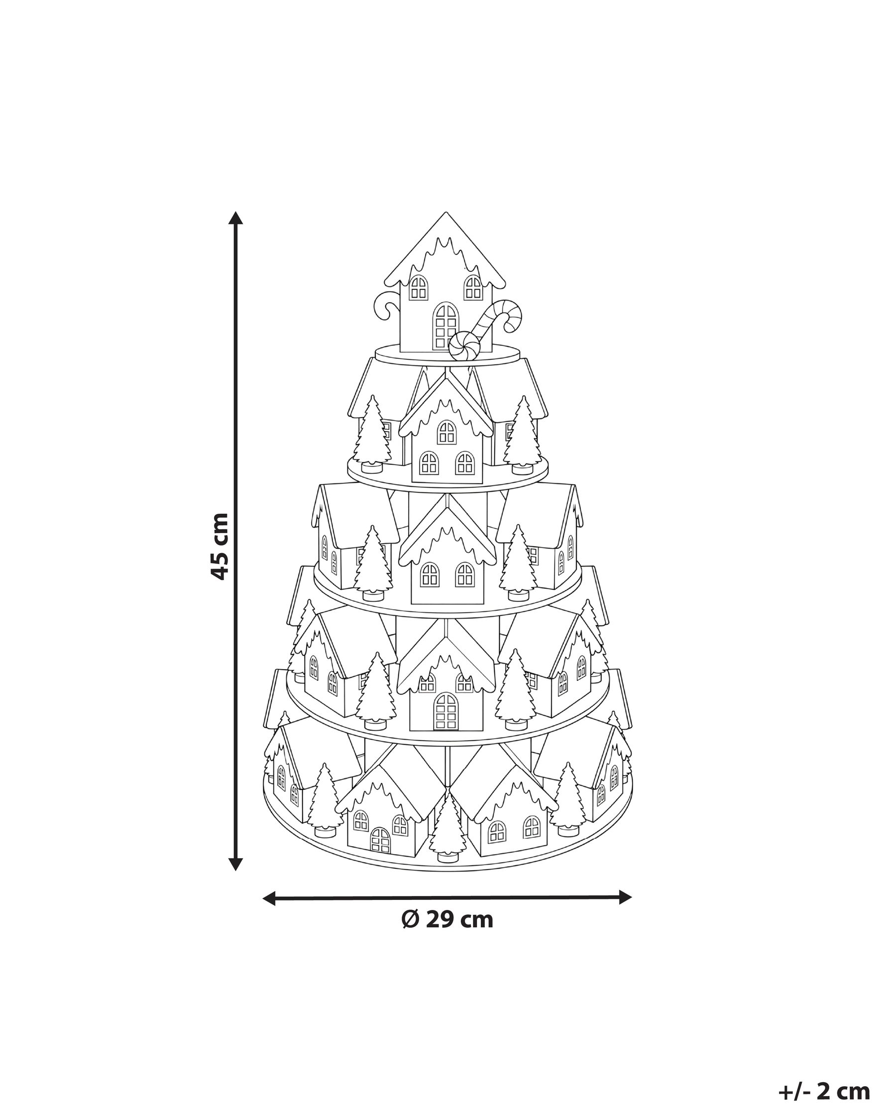 Weihnachtsdekoration LED KELLOKOSKI 45 cm Hellbraun_1175947