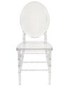 Set of 2 Dining Chairs Transparent MONTROSE_929399