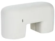Ławka tapicerowana DECORAH Boucle Biały_1046773