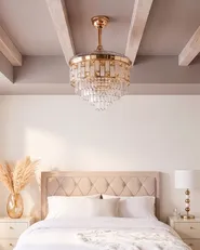 Ceiling Fan with Light ALAPAHA with Remote LED Gold_1125770