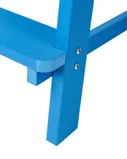 Sgabello da bar da giardino ADIRONDACK Materiale sintetico Blu_938536