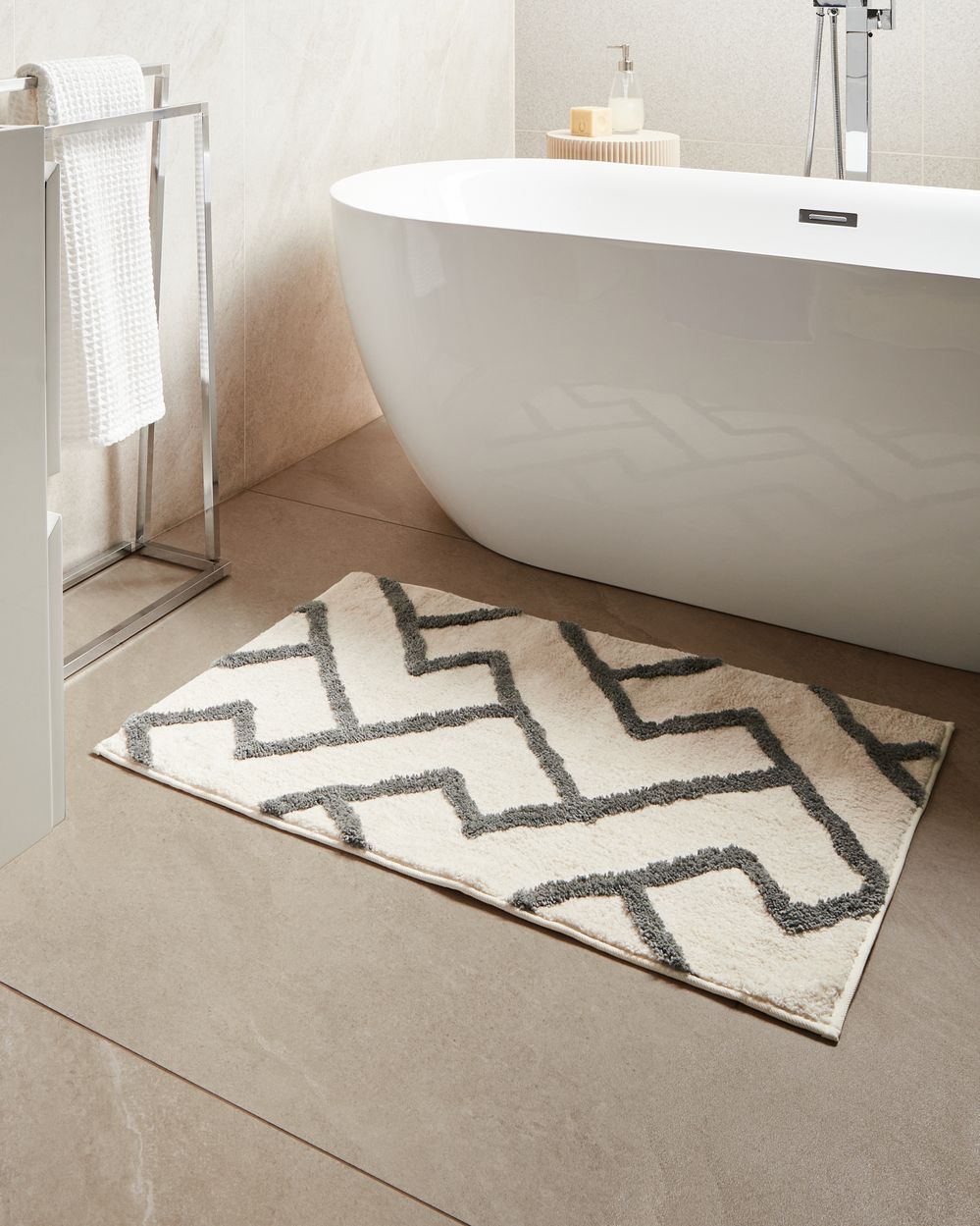 Badmat GARHI Beige 60 x 90 cm