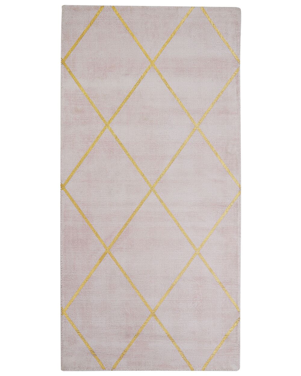 Teppich ATIKE Rosa 80 x 150 cm Viskose