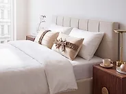 Set of 2 Decorative Cushions BELLE 30 x 50 cm Velvet Light Beige Solid_1168729
