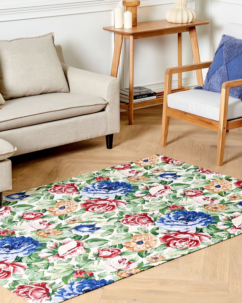 Alfombra FARWAN Multicolor 140 x 200 cm Algodón