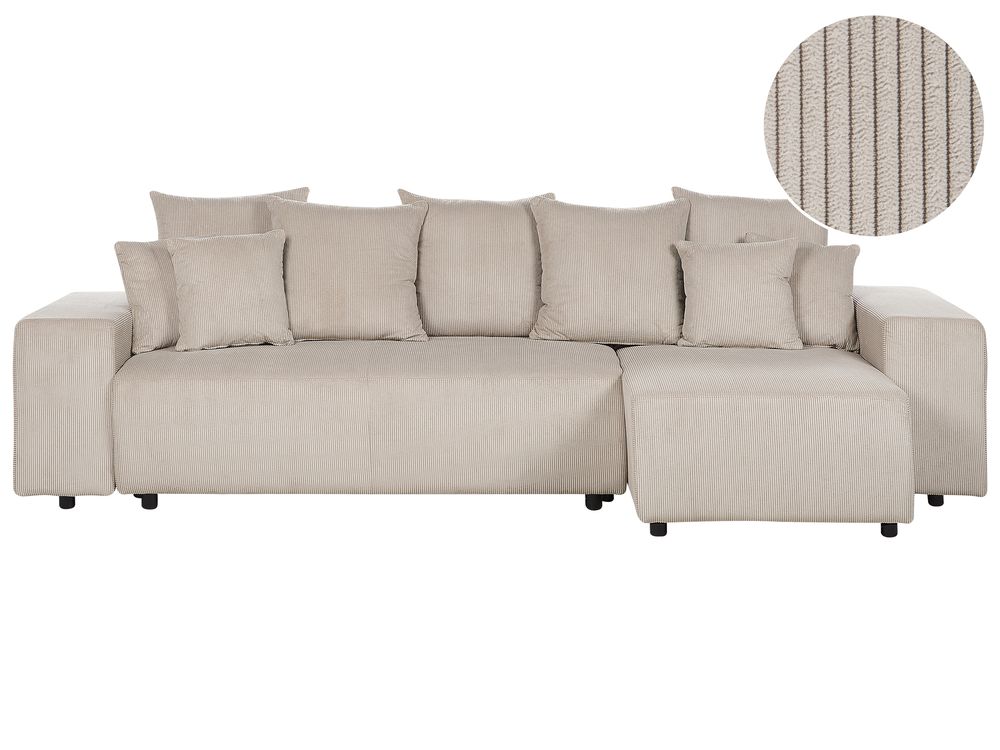 Corner sofa taupe discount