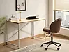 Scrivania ANDASTE 120 cm x 60 cm Marrone chiaro/Bianco