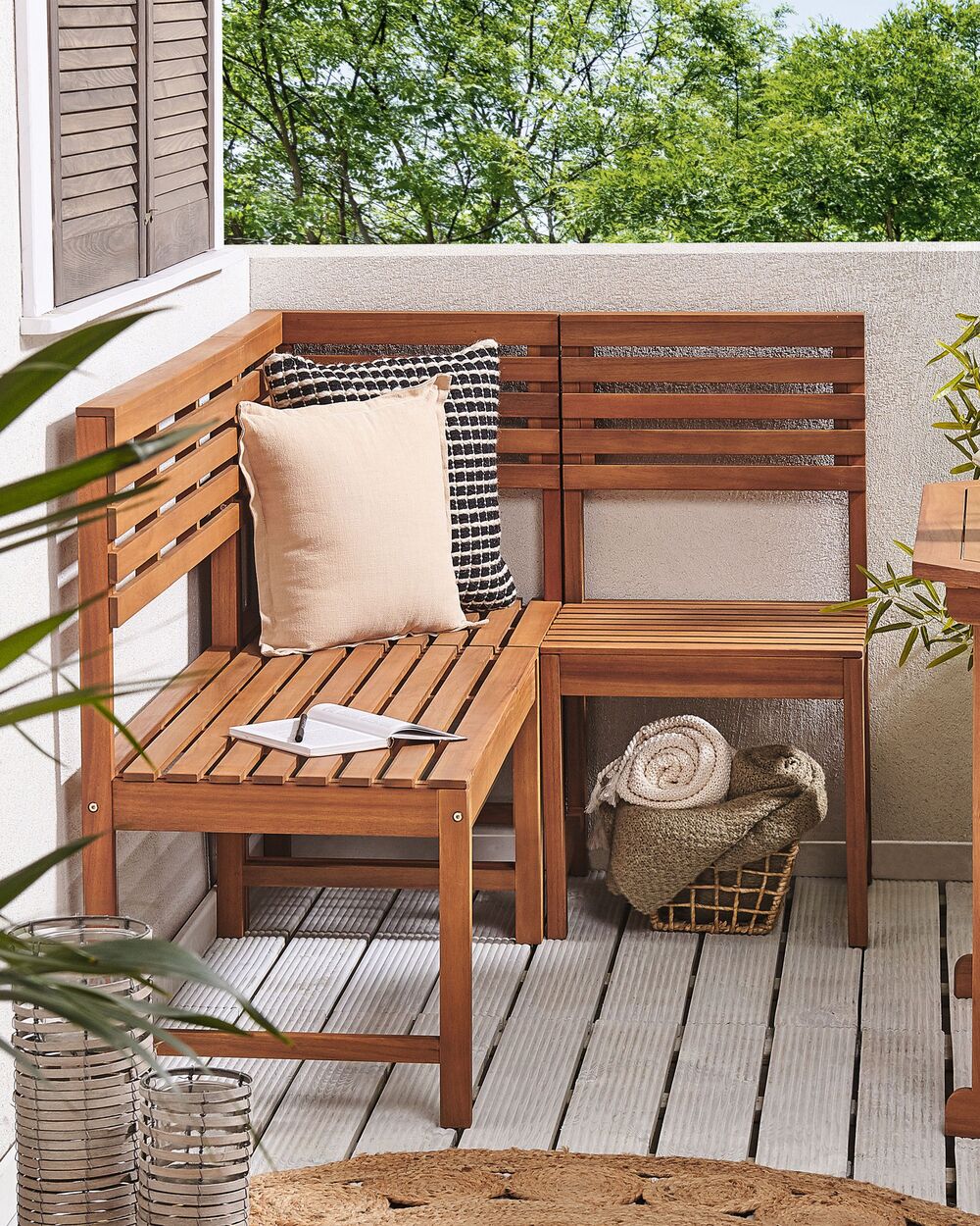 Acacia Wood Ikea Outdoor Furniture Bench Ikea ÄPPLARÖ/APPLARO