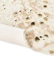 Tæppe af imiteret koskind BOGONG Lys Beige 150 x 200 cm_820361