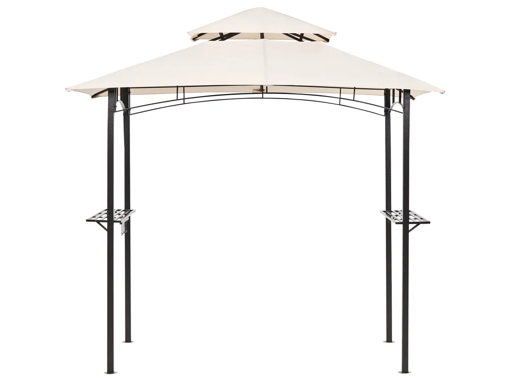 Pawilon ogrodowy NARO 240 cm 148 cm Metal Beżowy