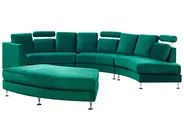 Divano semicircolare 7 posti ROTUNDE Velluto Verde scuro_793581