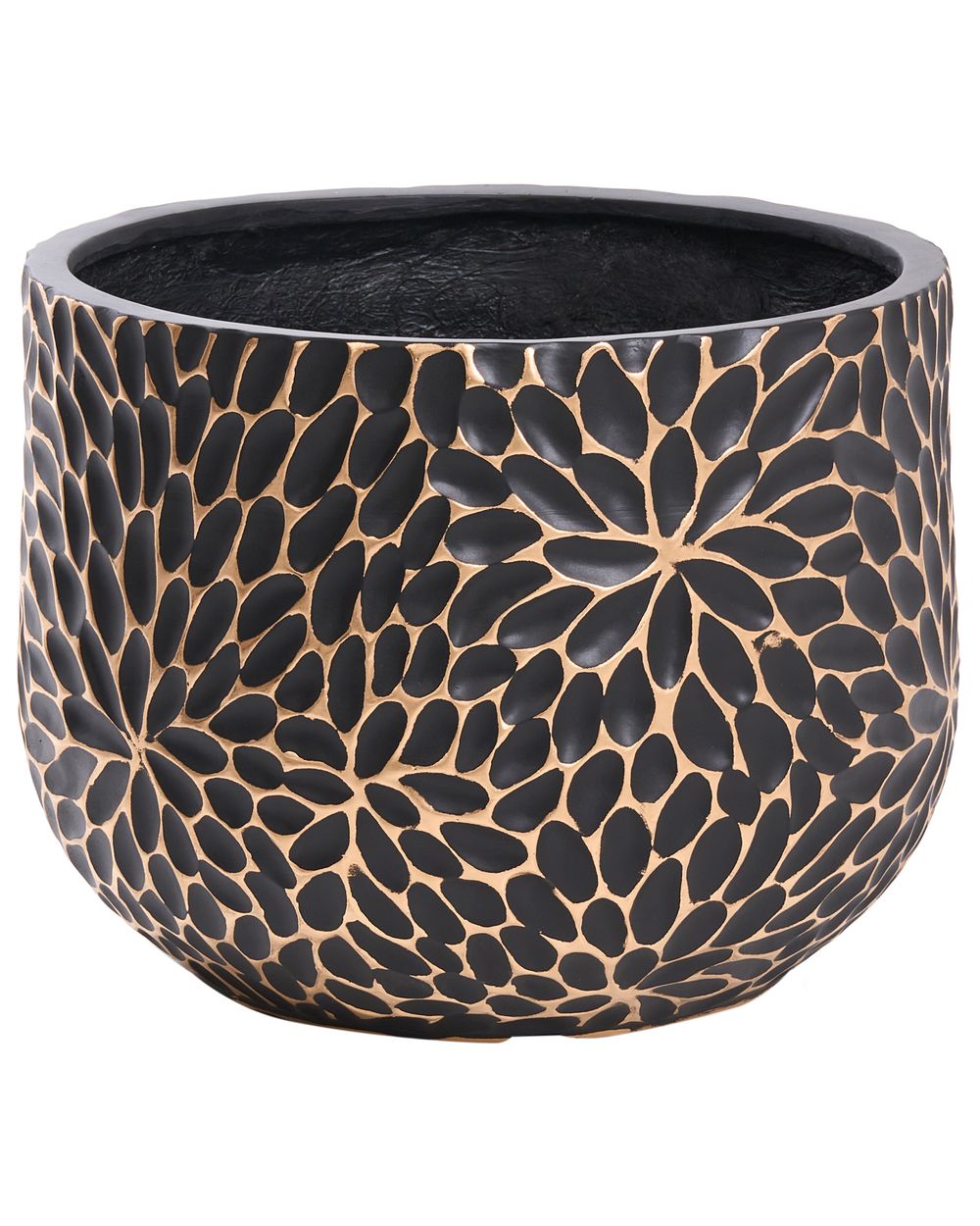 Plant Pot VENTINA 54 cm Black