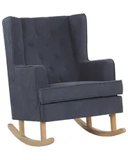 Rocking Chair TRONDHEIM Fabric Dark Grey_775791