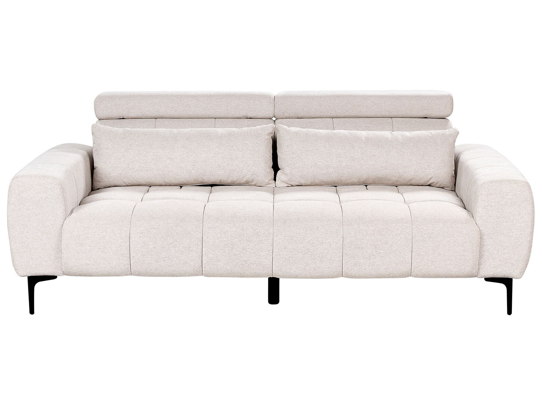 3-seters stoffsofa beige VEGAMO_925306