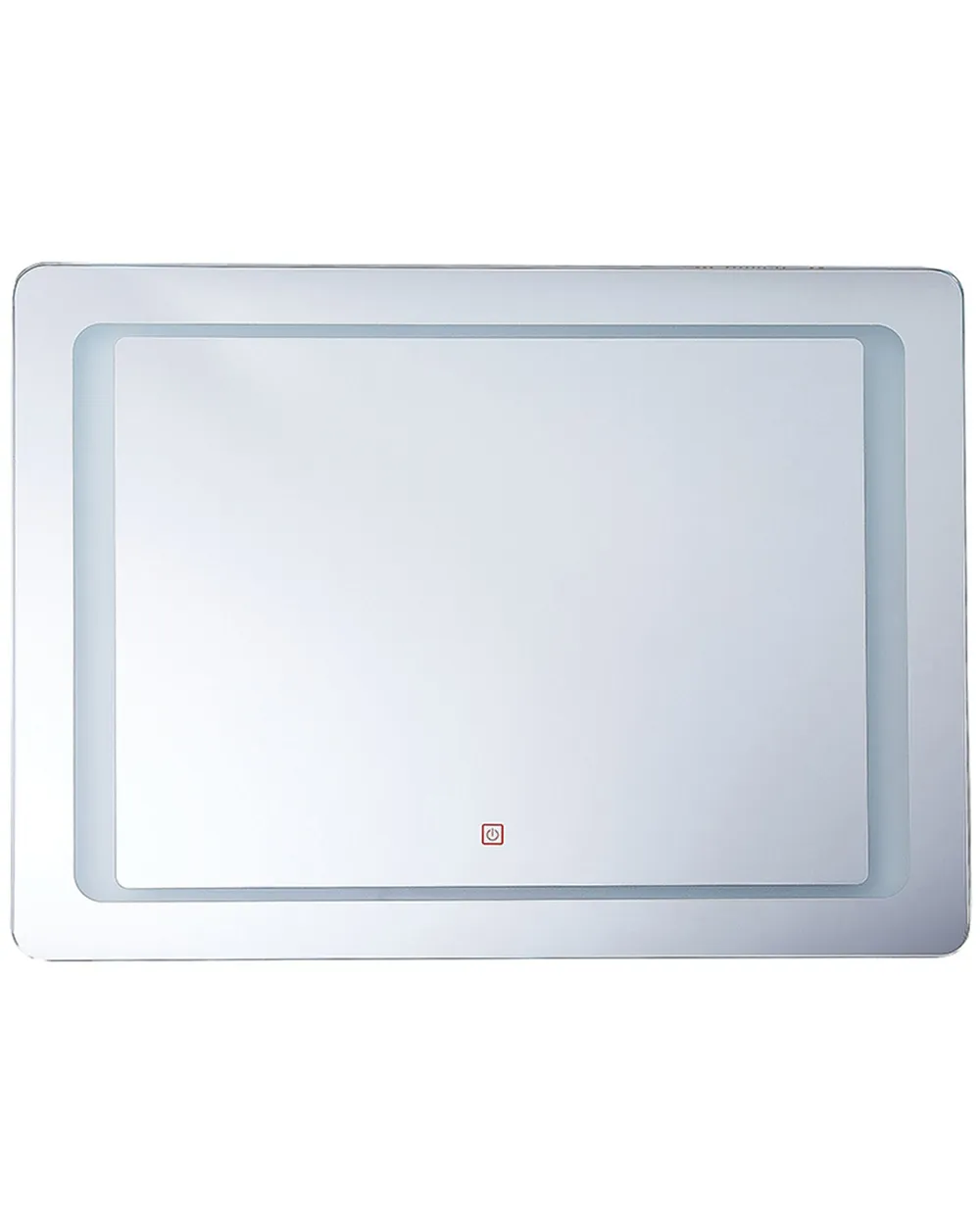 Lustro łazienkowe LED WASSY 80 cm 60 cm Srebrny