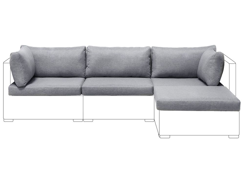 Outdoor Cushion Cover Set SANO Light Grey