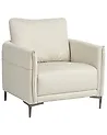 Armchair CILENS Fabric Light Beige